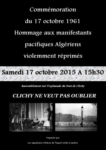 17 octobre Affiche facebook